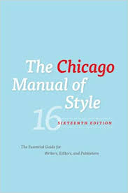 Image of Chicago Manual of Style book cover
