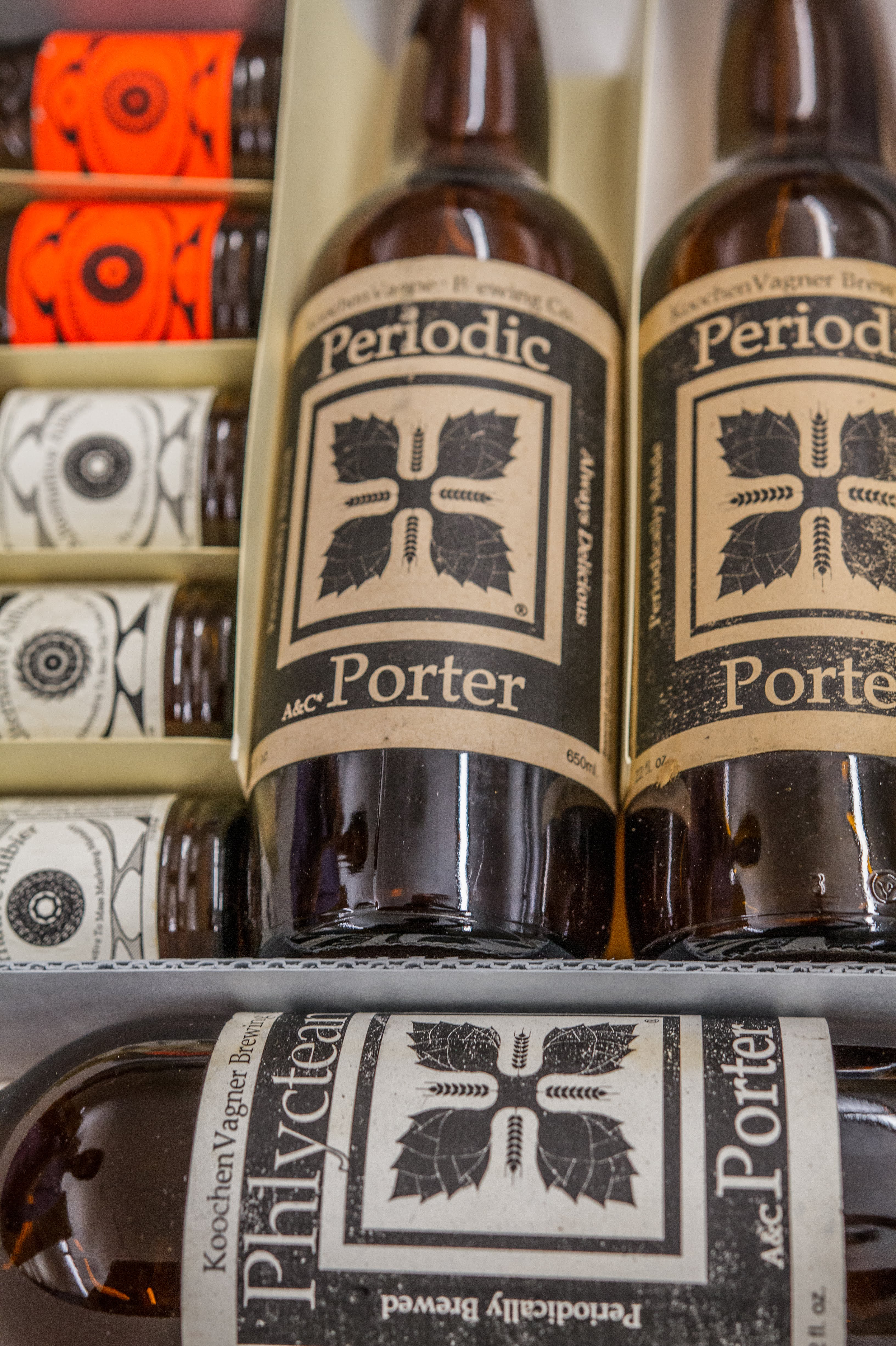 KoochenVagner Brewing bottles held by the Brewchive(r)
