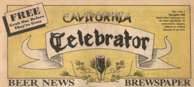 Celebrator Beer News, volume 1, number 1, 1988.